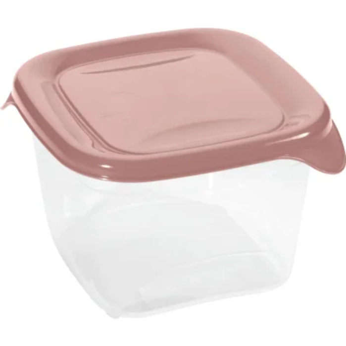 Контейнер для харчових продуктів з кришкою Curver Fresh & Go 0,45 л рожевий